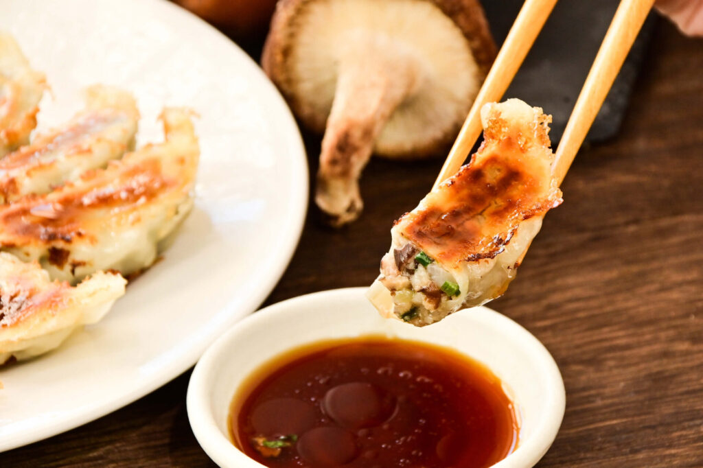 しいたけ餃子焼きイメージ